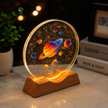 Solar System Acrylic LED Lamp || USB Obtained