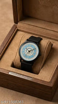 Black Case Silicone Strap, Display, Roman Numerals, Analog Watch For Men Boys